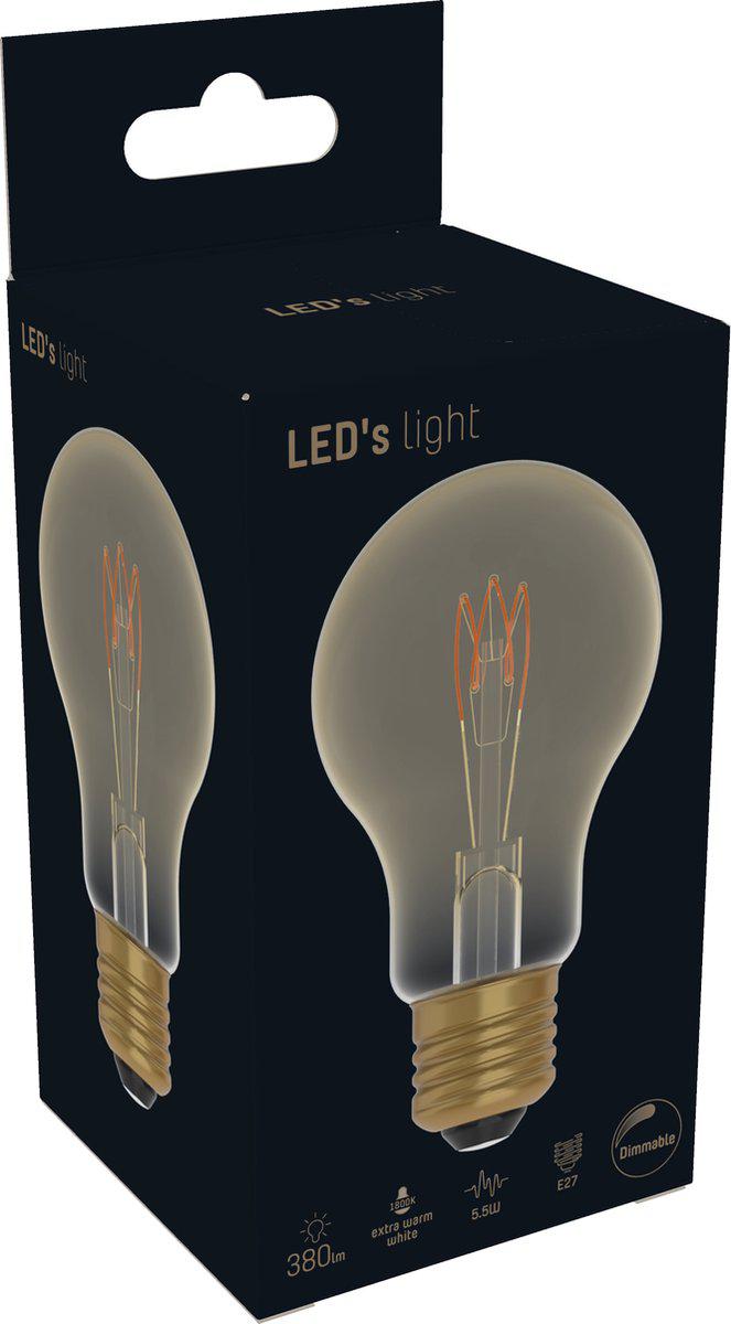 LED Lamp E27 goud - Vintage design - Dimbaar extra warm wit licht Decoratieve Lichtbronnen LED.nl