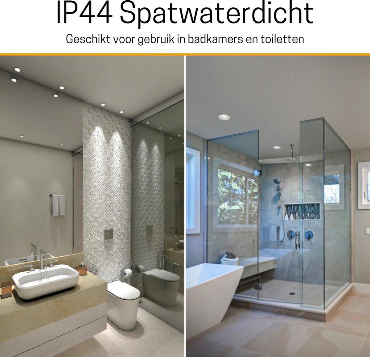 3 PACK - LED's Light Pro LED Inbouwspot Zwart - DimToWarm - Ø 68mm - Kantelbaar - Warm wit licht - CRI95- Dimbaar Inbouwspots LED.nl