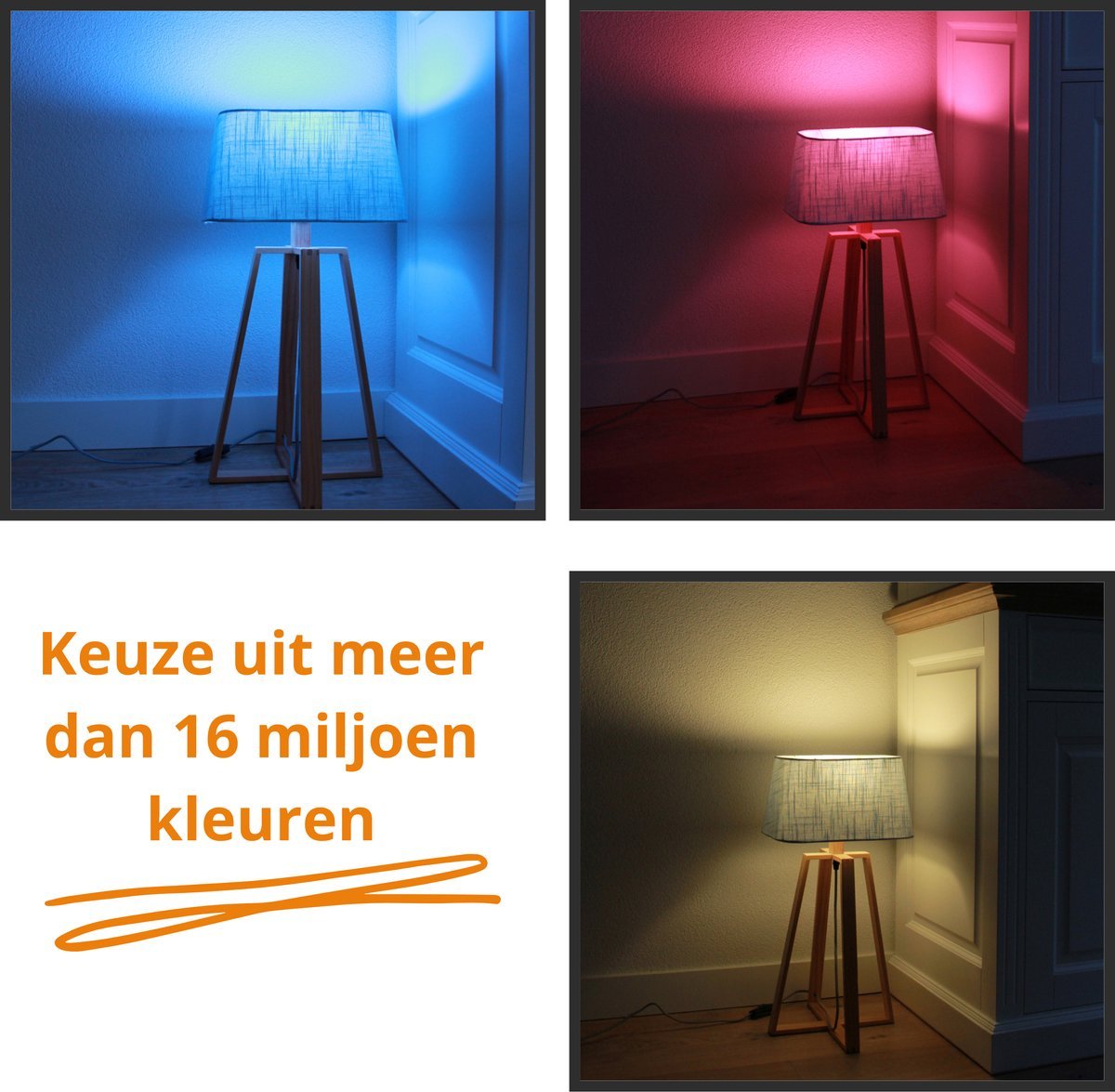 IDINIO Smart LED Spot GU10 - White & Color - Dimbaar - Bedienbaar met App Dimbare spotjes LED.nl