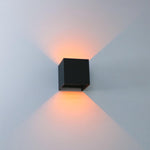 LED's Light Kubus LED Wandlamp buiten - 2 lichts - Dimbaar en instelbare lichtkleur - IP65 Waterdicht - Zwart Wandlampen LED.nl