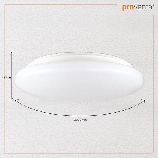 LED's Light Universele Plafondlamp 1600 - Geschikt voor badkamer IP44 - Koel wit (4000K) - 30 cm Plafondlampen LED.nl