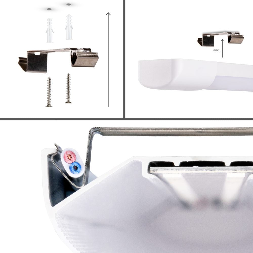 2 PACK - LED's Light LED TL lamp met sensor 120 cm - Bewegingssensor en bewegingsdetectie - 4650 lm TL verlichting LED.nl