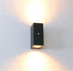 NØRD Up&Down - LED's Light LED Buitenlamp met sensor - IP44 waterdicht - GU10 fitting - Model Napoli - Zwart Buitenlampen LED.nl