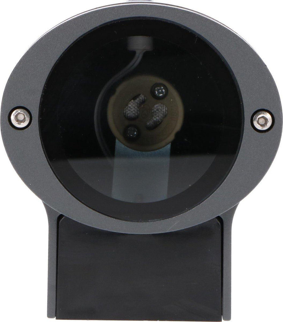2 pack - LED's Light LED Buitenlamp met sensor - IP44 waterdicht - GU10 fitting - Model Bari - Antraciet Buitenlampen LED.nl