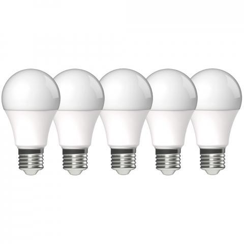 LED lampen met grote E27 fitting - Warm wit licht - 8W/60W - 5PACK Lichtbronnen LED.nl