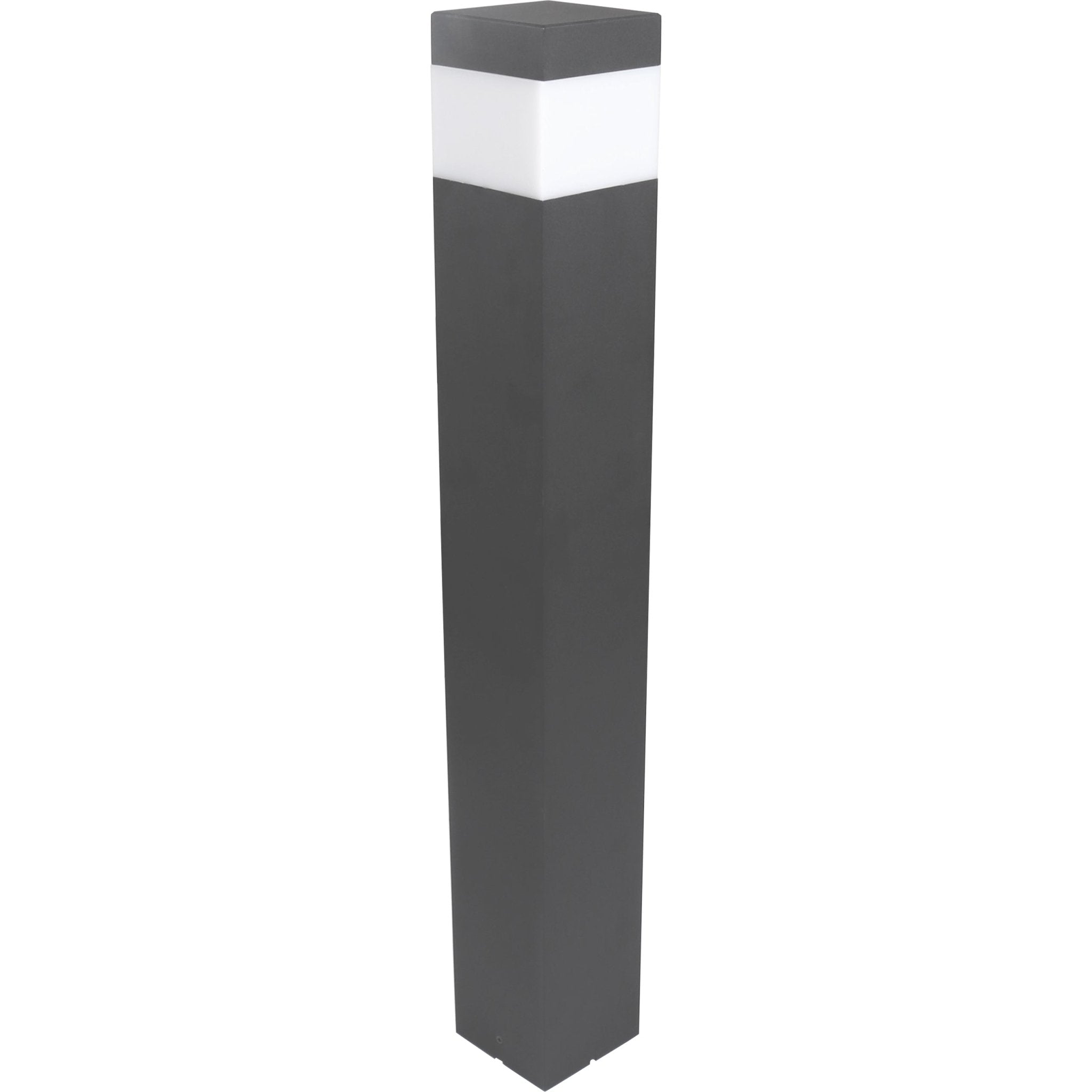 LED Lantaarnpaal Mat met E27 fitting - IP44 - Sora - 76 cm - Grijs Lantaarns LED.nl