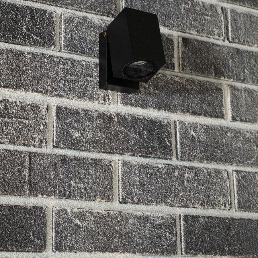 LED's Light Kantelbare LED Buitenlamp - GU10 fitting - IP44 - Zwart - Model Lucca Spotjes LED.nl