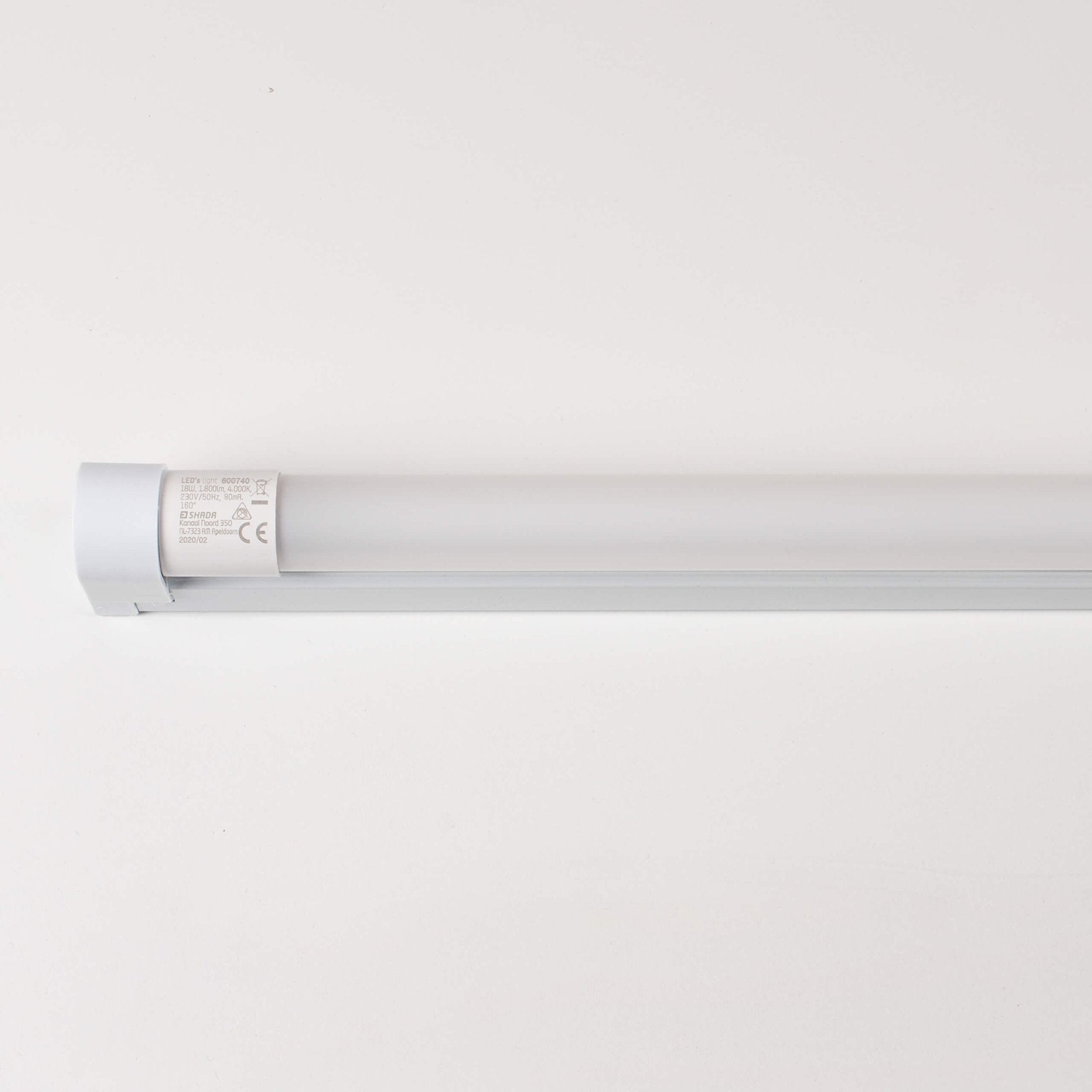 4 PACK - LED's Light LED licht balk 60 cm voor binnen - Armatuur inclusief LED TL buis - 1000 lm TL verlichting LED.nl