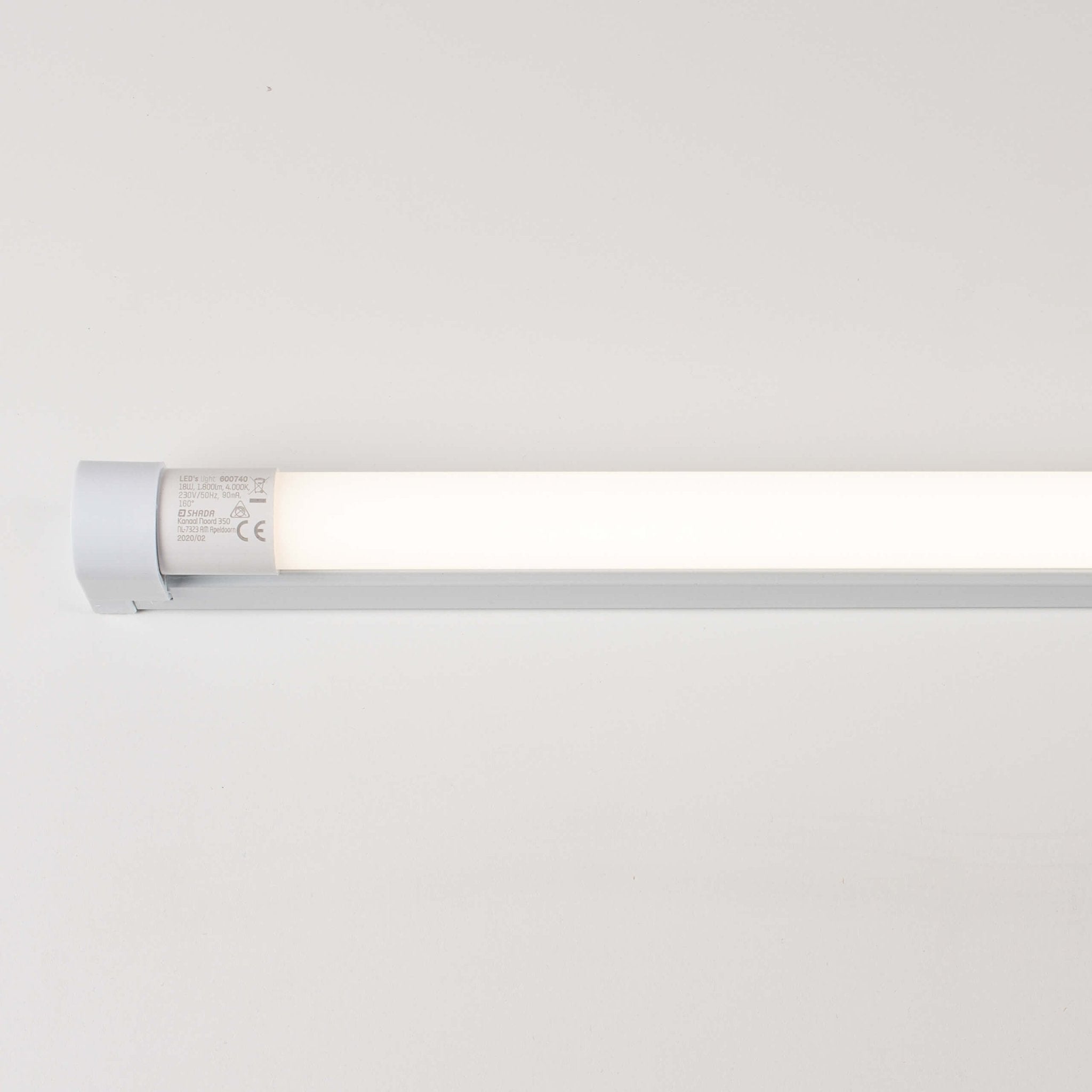 4 PACK - LED's Light LED licht balk 60 cm voor binnen - Armatuur inclusief LED TL buis - 1000 lm TL verlichting LED.nl