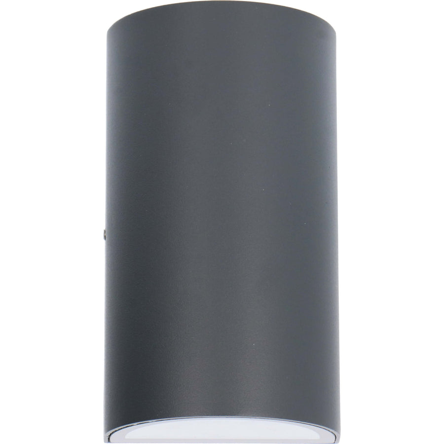 LED's Light LED Muurlamp Buiten - Halve cilinder met 2 lichtpunten - Model Siena - IP44 - Antraciet Wandlampen LED.nl
