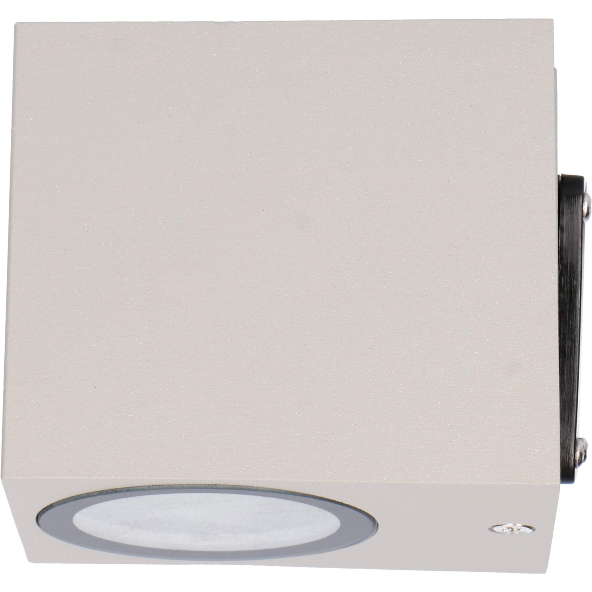 NØRD Down - LED Wandlamp buiten met GU10 fitting - Rome - Vierkant - IP44 - Grijs Wandlampen LED.nl