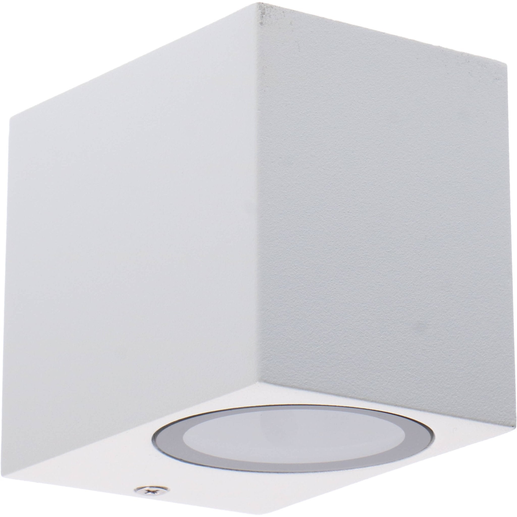 NØRD Down - LED's Light LED Wandlamp Buiten met GU10 fitting - Vierkant - IP44 - Wit - Model Rome Wandlampen LED.nl