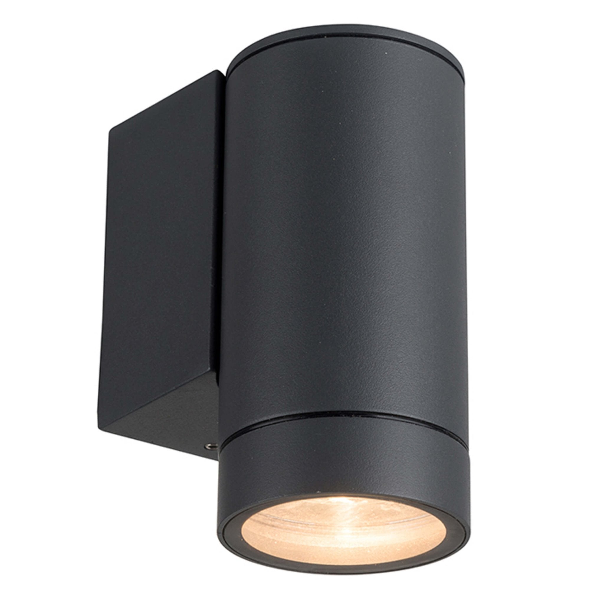 LED's Light Muurlamp voor buiten - GU10 fitting - IP44 waterbestendig - Antraciet - Model Carpi Wandlampen LED.nl