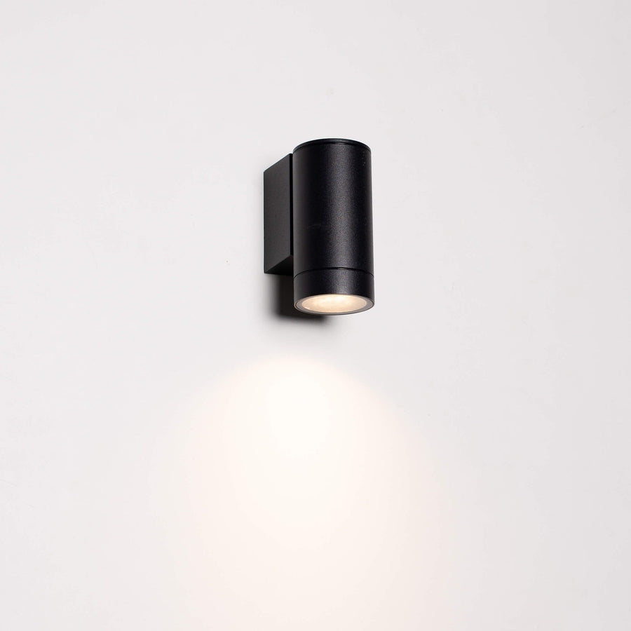 3 pack - LED's Light Muurlamp voor buiten - GU10 fitting - IP44 waterbestendig - Antraciet - Model Carpi Wandlampen LED.nl