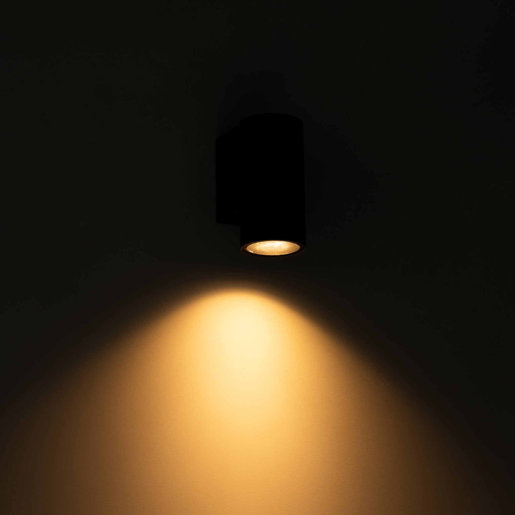 LED's Light Muurlamp voor buiten - GU10 fitting - IP44 waterbestendig - Antraciet - Model Carpi Wandlampen LED.nl