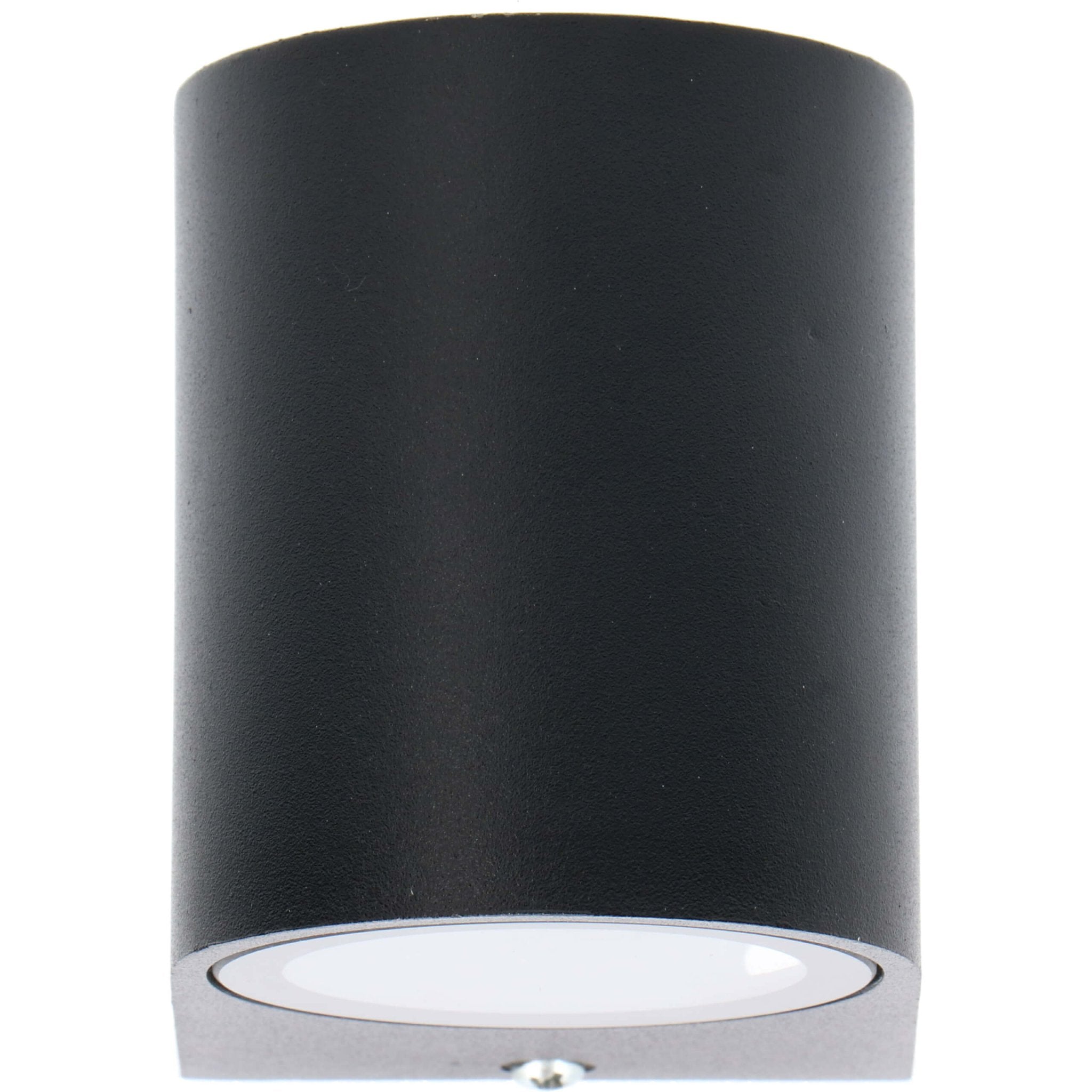 LED's Light LED Wandlamp buiten met GU10 fitting - Rond - Model San Marino - IP44 - Zwart Wandlampen LED.nl