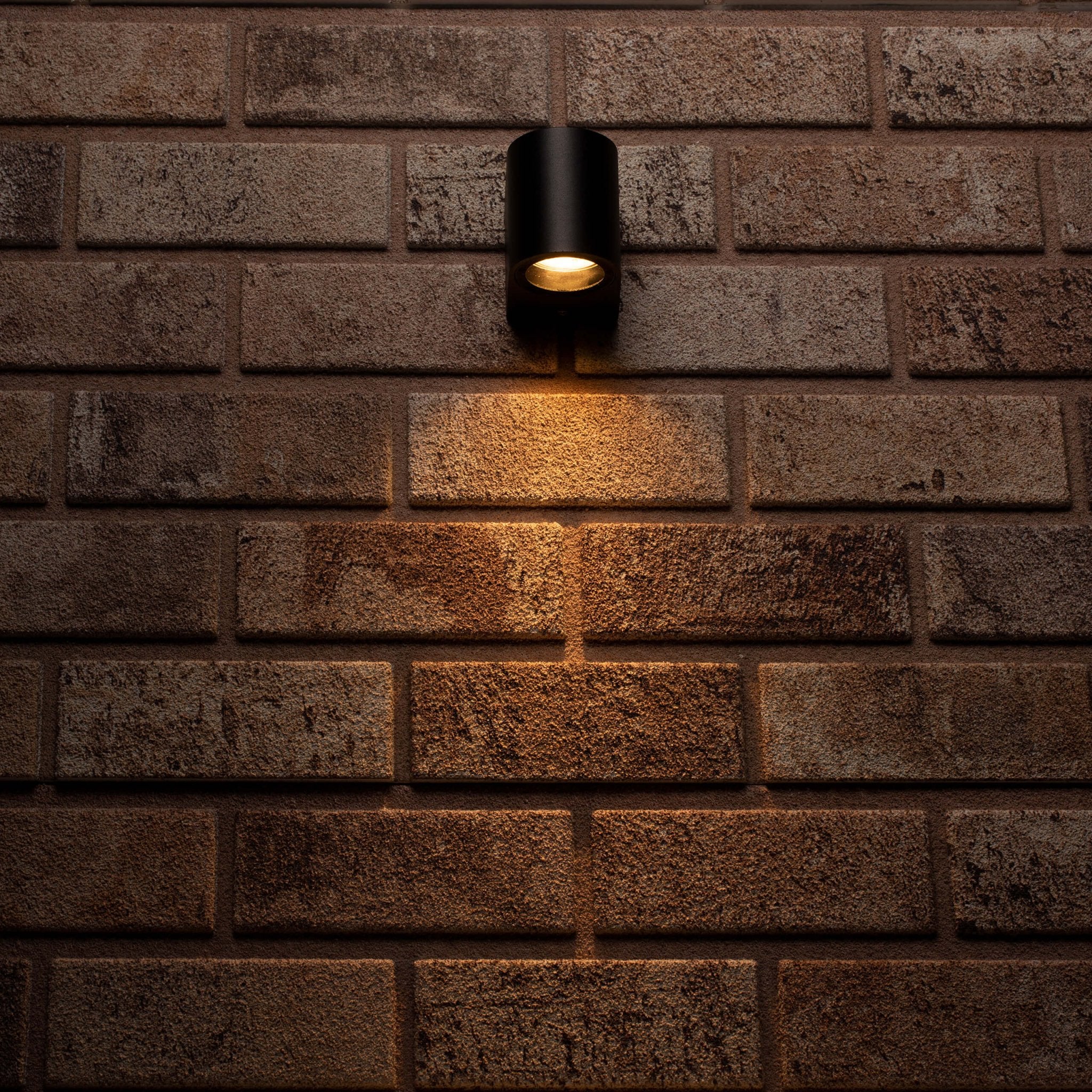 LED's Light LED Wandlamp buiten met GU10 fitting - Rond - Model San Marino - IP44 - Zwart Wandlampen LED.nl
