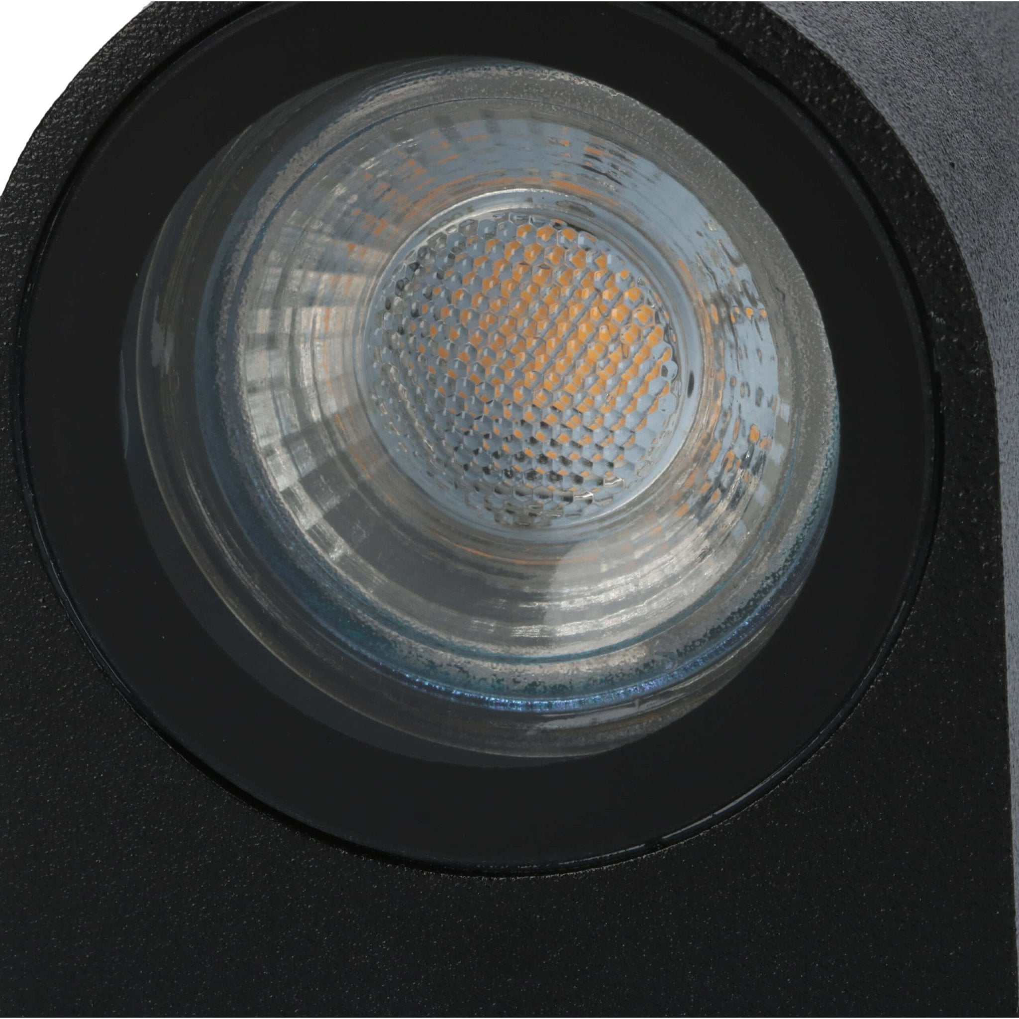 LED's Light LED Wandlamp buiten met GU10 fitting - Rond - Model San Marino - IP44 - Zwart Wandlampen LED.nl
