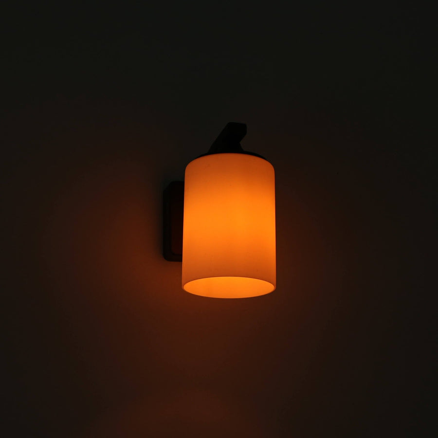 LED's Light LED Wandlamp Milky met E27 fitting - IP44 - Model Noto - Antraciet Wandlampen LED.nl