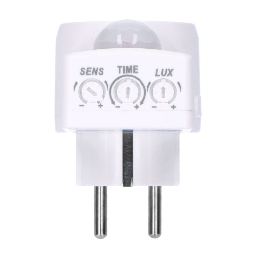 LED's Light plug-in Bewegingssensor met Stopcontact - 10 meter bereik - Incl. daglichtsensor Sensoren LED.nl