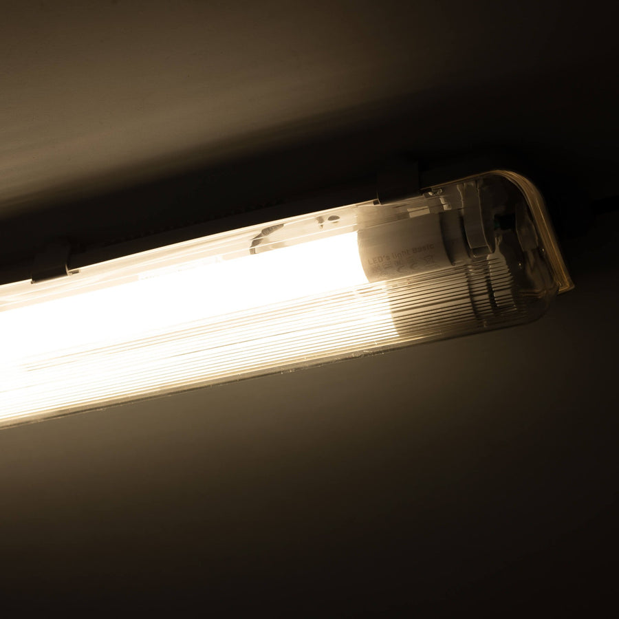 Proventa dubbele LED TL verlichting 60 cm – Incl. 2 LED TL buizen – IP65 waterdicht – 2160 lumen TL verlichting LED.nl
