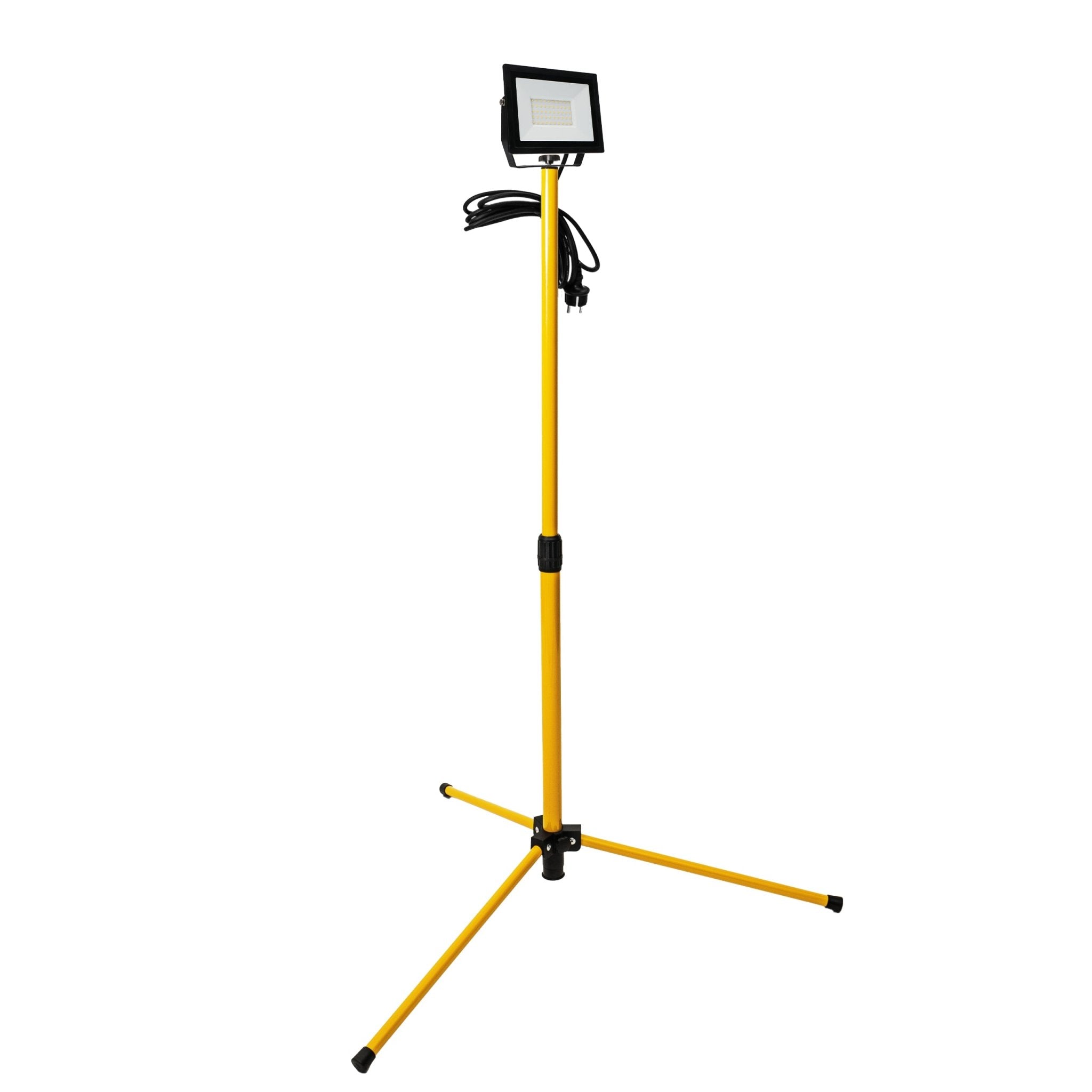 LED's Work 1 x 50W Tripod LED Bouwlamp op statief - In hoogte verstelbaar - 4250 lm Bouwlampen Led.nl