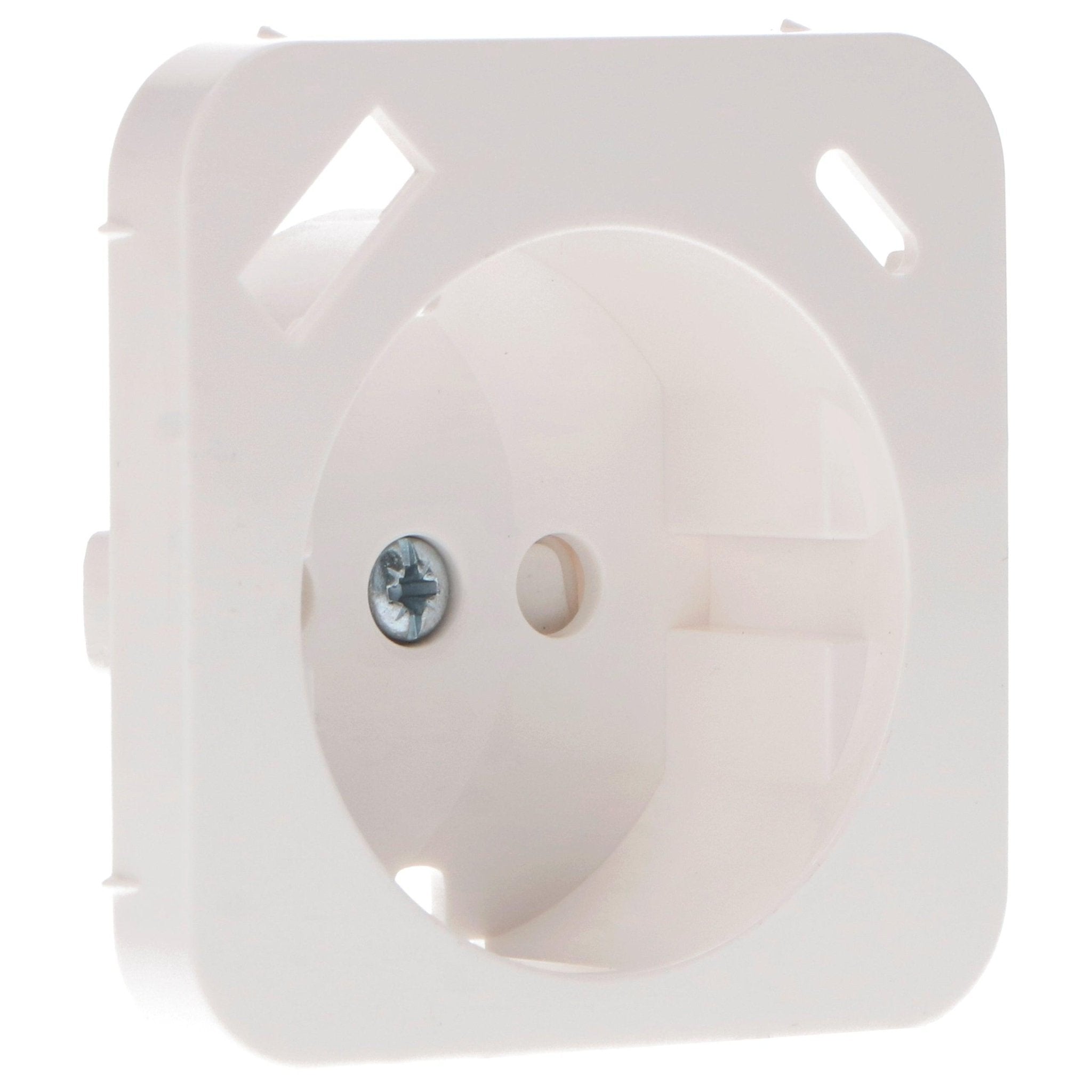 Reflex Inlegplaat rond voor wandcontactdoos met USB-C & USB - Wit Stekkers LED.nl