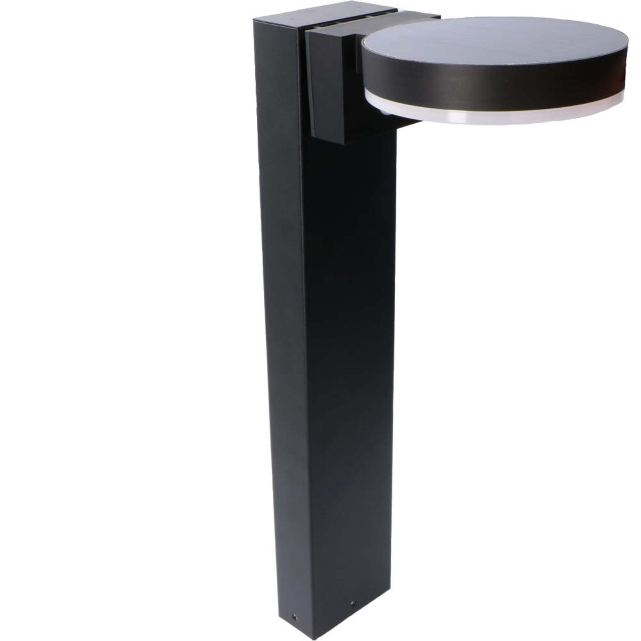 LED's Light RVS Solar LED Tuin Lantaarnpaal met Bewegingssensor - Draadloos - 3 standen - Zwart Lantaarns LED.nl