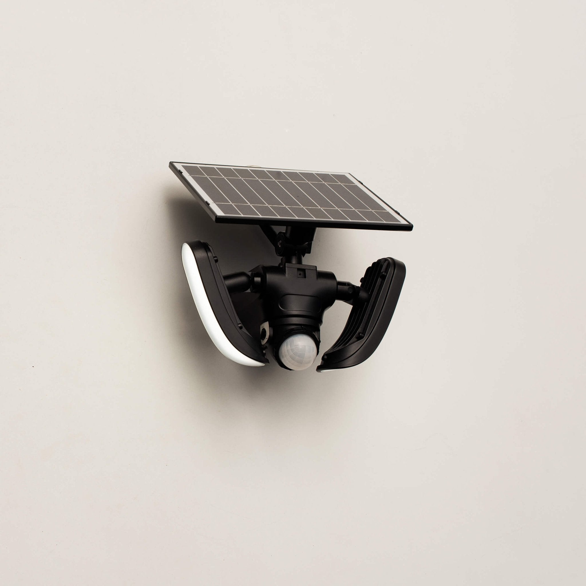 LED's Light Solar LED Buitenlamp met Bewegingssensor - 2 lichts - Automatisch aan/uit - Afneembaar paneel - Zwart Buitenlampen LED.nl