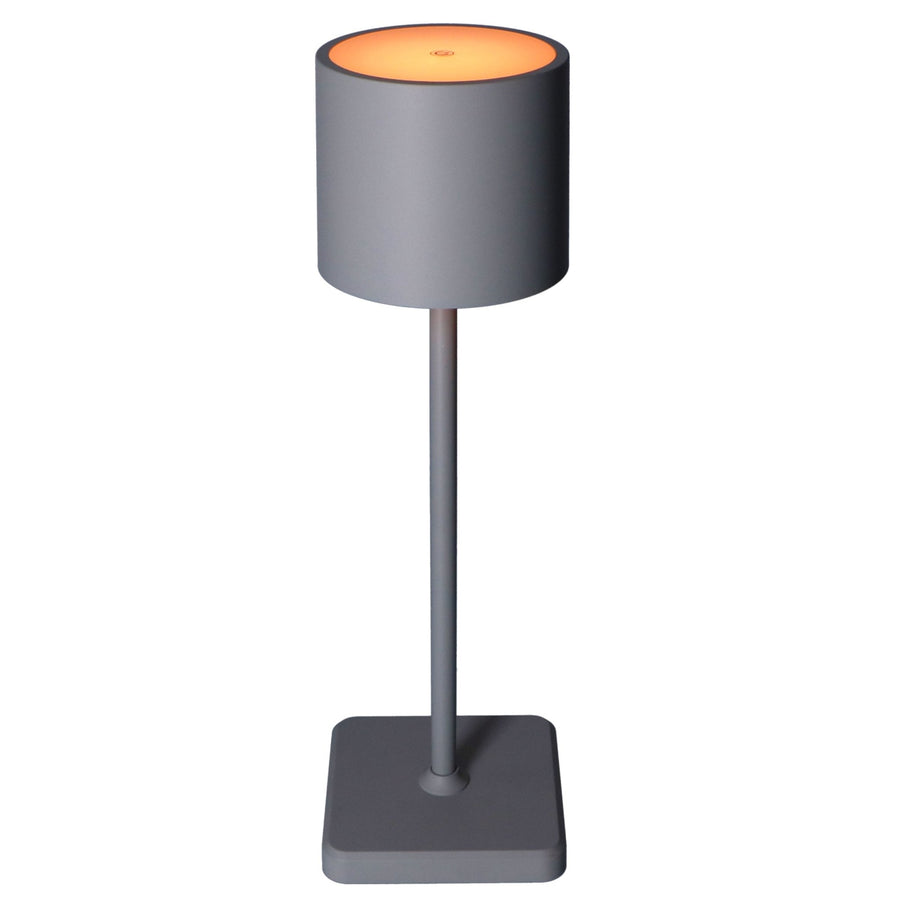 LED's Light Oplaadbare LED Tafellamp - Dimbaar via aanraking - Binnen en buiten - Grijs Tafellampenen LED.nl