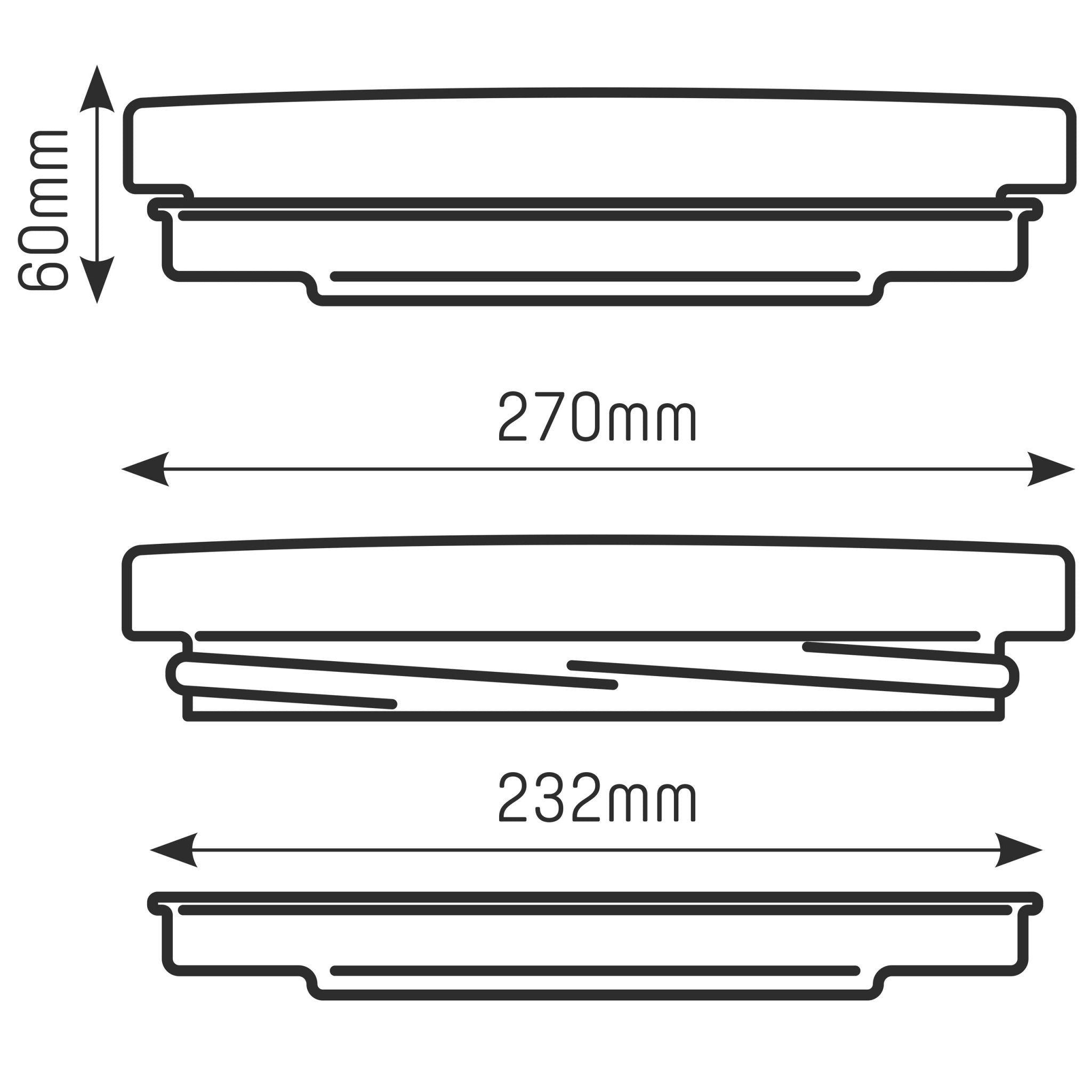 LED's Light Universele Plafondlamp 1200 - Ø 27 cm - Koel wit (4000K) - Spatwaterdicht IP44 Plafondlampen LED.nl
