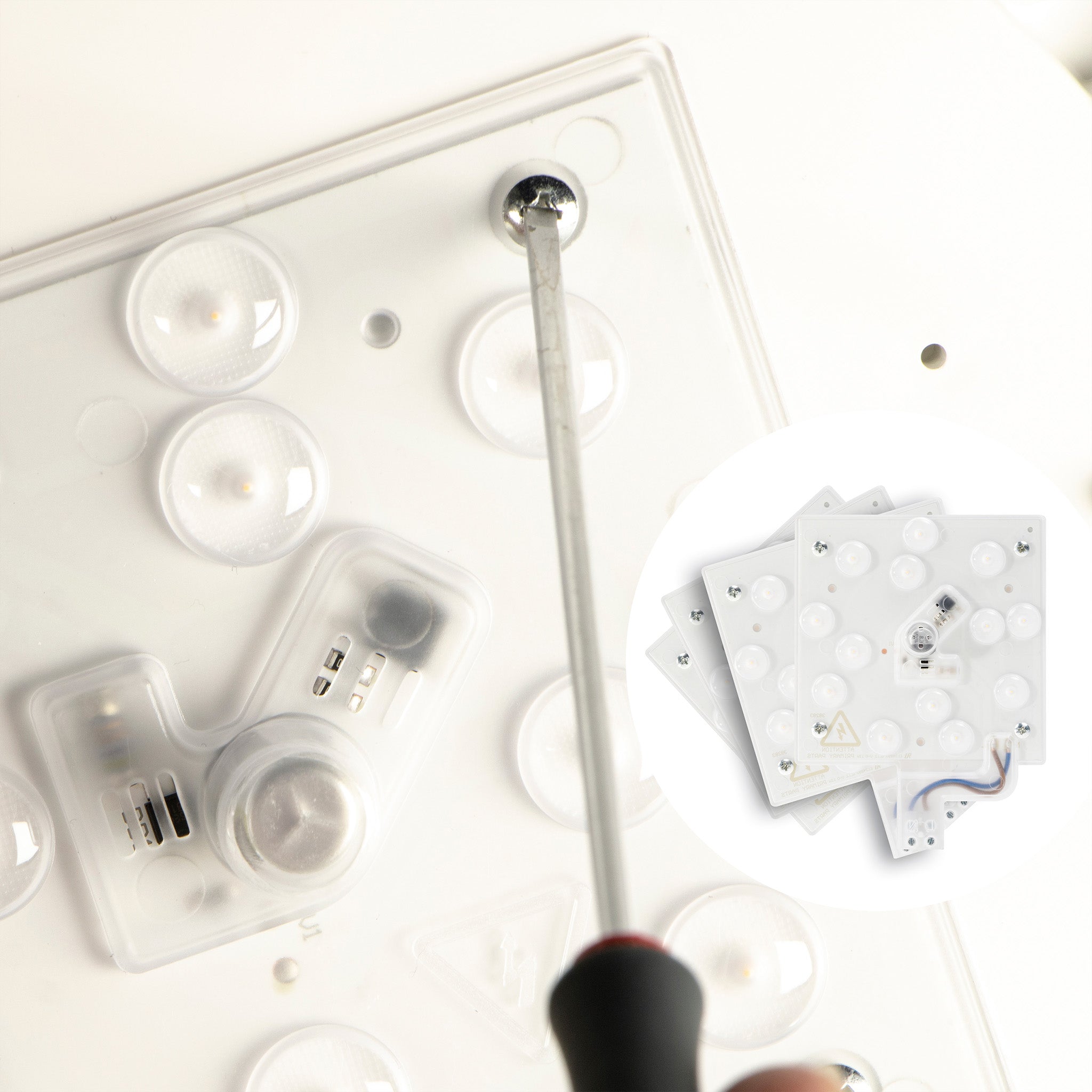 LED's Light Universele Plafondlamp 1160 - Ø 27 cm - Warm wit (3000K) - Spatwaterdicht IP44 Plafondlampen LED.nl