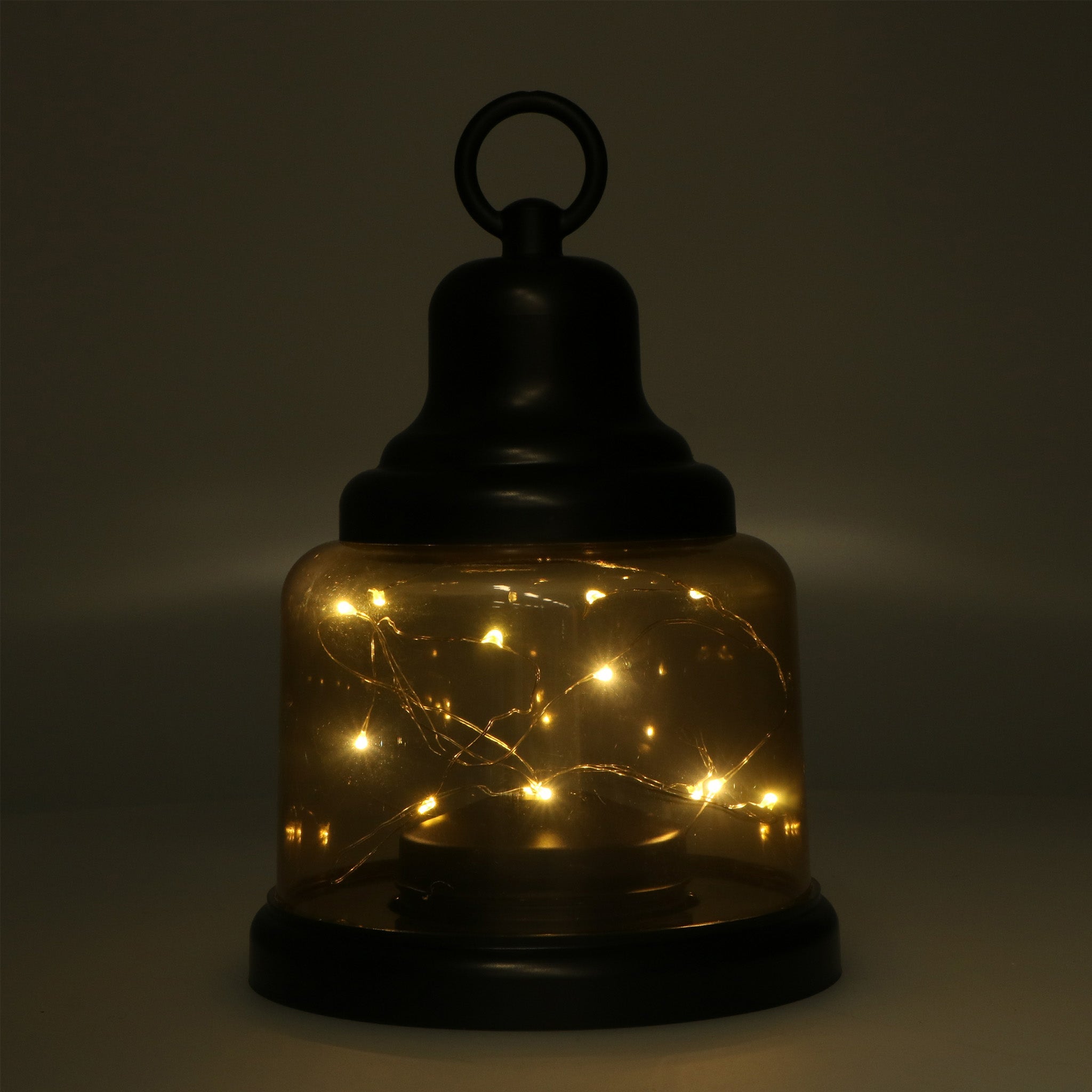 Vintage LED Tafellamp op batterijen - Draadloos model met ophangring - 22 cm Buitenlampen LED.nl